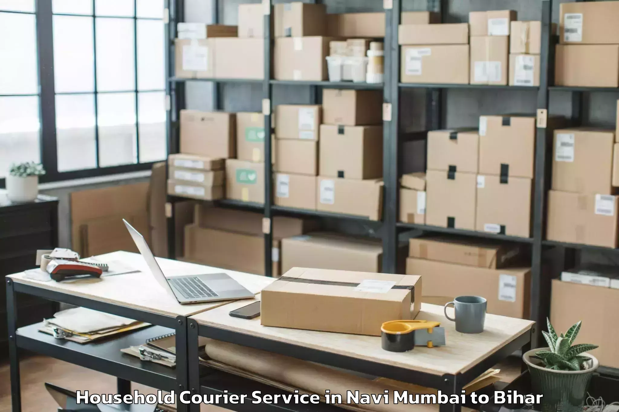 Book Your Navi Mumbai to Thakrahan Household Courier Today